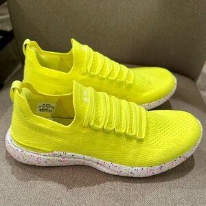APL Neon Yellow Athletic Shoes